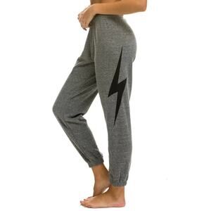Aviator Nation Bolt Sweatpants Heather Grey